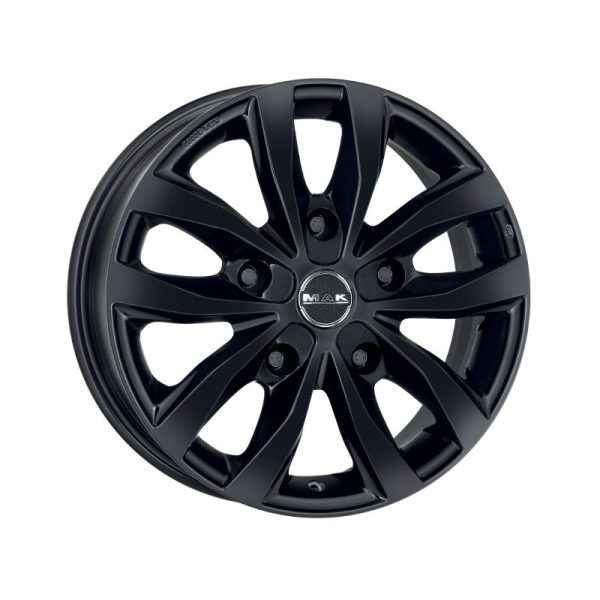Cerchio in Lega Load 5 Gloss Black per Camper Fiat Ducato X250 dal 07/2006 in Avanti 15"