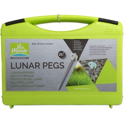 Chiodi di Fissaggio Lunar Pegs ViaMondo Fluorescenti