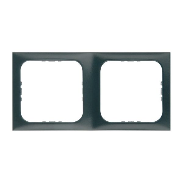 Cornice 2 Moduli Berker/CBE Grigio Antracite BMAC2C/GR
