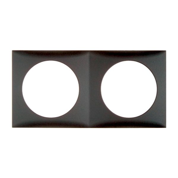 Cornice 2 Moduli Berker Grigio Antracite BMAC2/GR