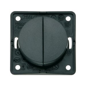 Doppio-Interruttore-Unipolare-Berker-Grigio-Antracite-BMC2N-GR.jpg Doppio Interruttore Unipolare Berker Grigio Antracite BMC2N/GR