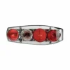 Fanale Posteriore DX Caraluna II Chromium Catadiottro Rotondo