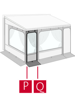 Fiamma Front Panel 100 cm per F45/F80/F65