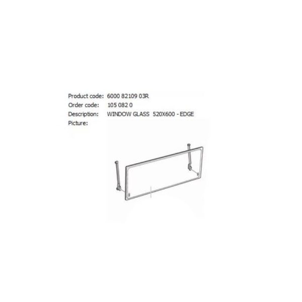 Finestra Plastoform per Adria 520x600 cm