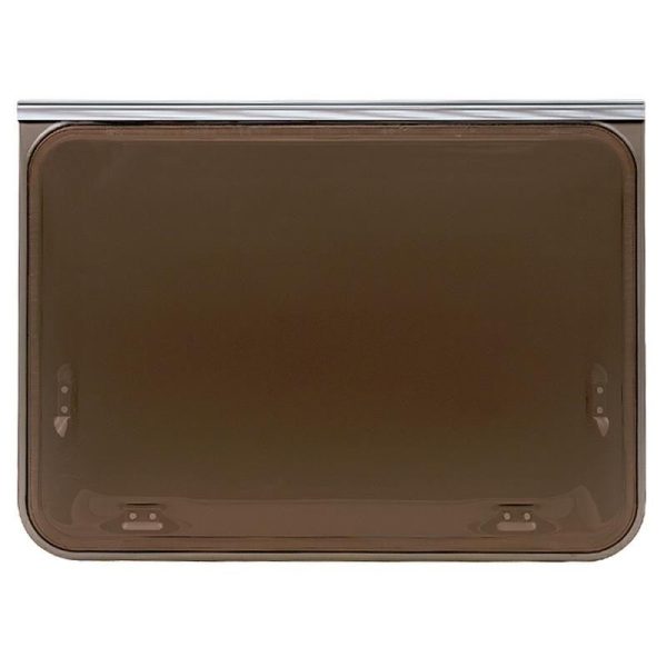 Finestra per Camper Europa 800x550 mm Marrone Opalino