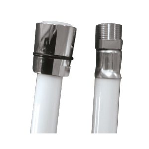 Flessibile Ricambio in PVC Bianco 150cm