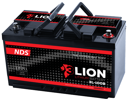 Batteria al Litio 100Ah Bassa 3Lion NDS