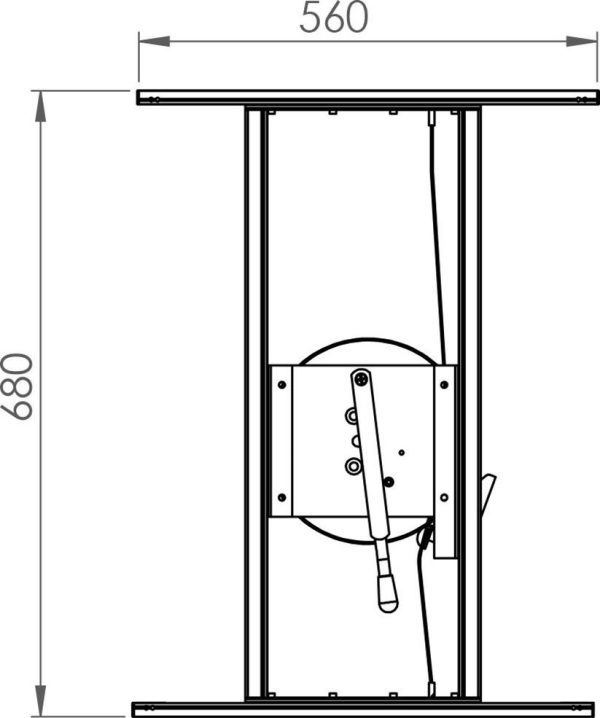 Gamba Tavolo Telescopica Cosmo 2