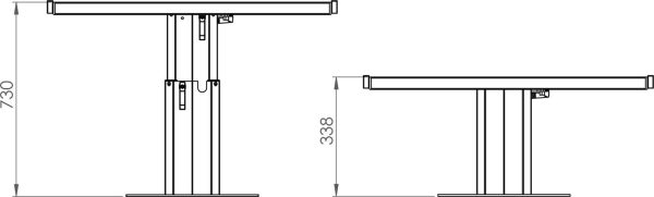Gamba Tavolo Telescopica Galaxy