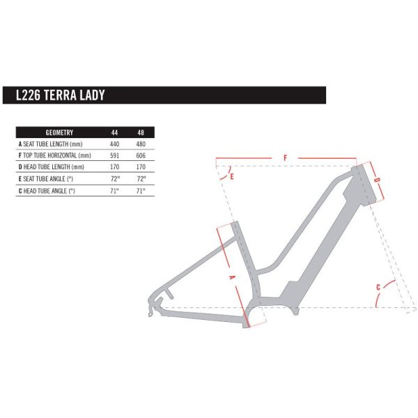 Trekking e-Bike Legnano TERRA LADY Dark Grey Size 44
