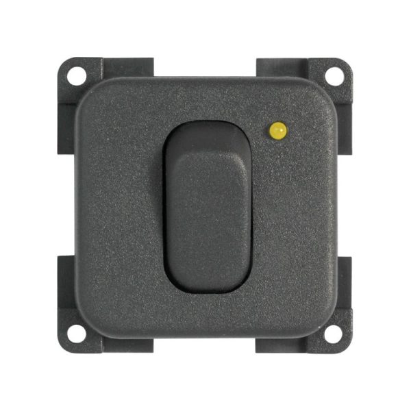 Interruttore 12V + LED Grigio CBE MC12N/G
