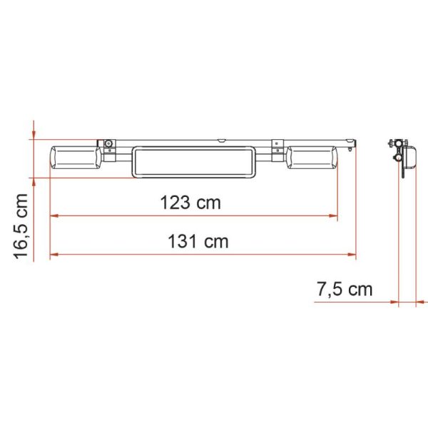 Licence Plate Carrier Silver