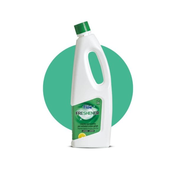 Liquido Sgrassante per Serbatoi Acque Grigie Flow Freshener Lemon 2 Lt