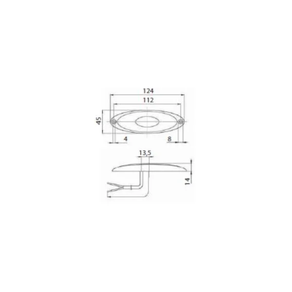 Luce Ingombro Laterale Jokon SMLR2000 12V 5W