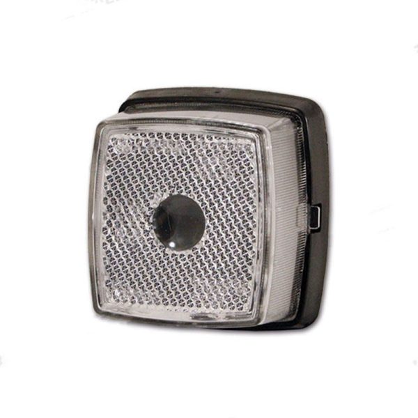 Luci di Ingombro Anteriori Quadrata a Lampadina per Camper