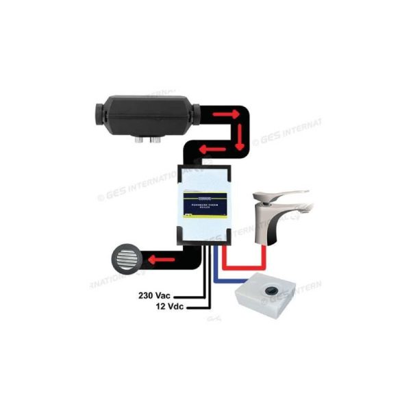 Boiler Scambiatore ad Aria 12 V 6 L PUNDMANN