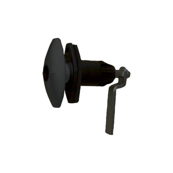 Serratura Ellittica Nera Gavone