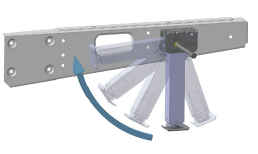 Piedini Al-Ko Clickfix Min. 310 Max. 424 mm