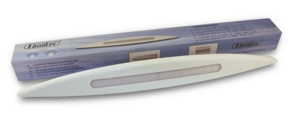 Plafoniera Esterna Bianca a Led con Sgocciolatoio