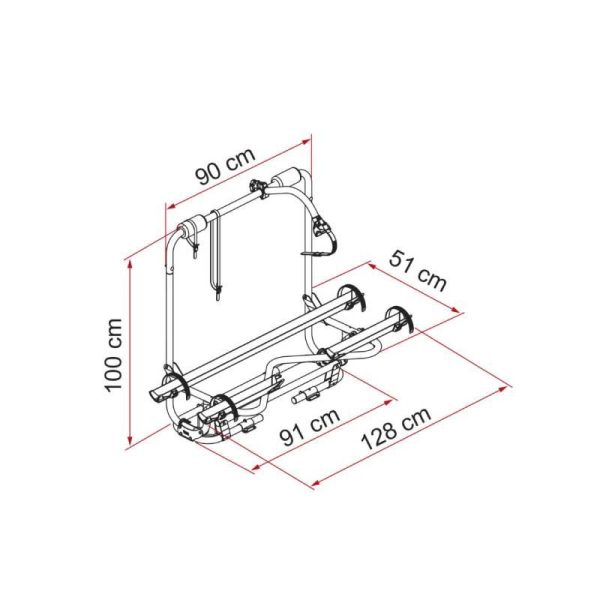 Portabici Fiamma Caravan XL A Pro 300