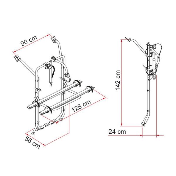 Portabici Fiamma Carry-Bike VW T5