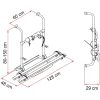 Portabici per Camper Fiamma Carry-Bike UL 48