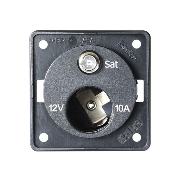 Presa 12V Auto + SAT Berker Grigio Antracite BMP12AS/GR