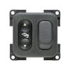 Pulsante Gradino + Deviatore Luce 12/24V Grigio CBE MCGD5/G
