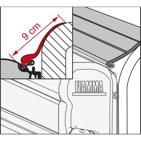 Rain Guard L 550 Fiamma