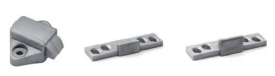 Kit V433 Maniglia in Zama Pressofusa Cromo Lucido Cf.Pz.1