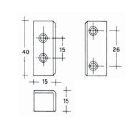 Fissamobile 4 Fori Bianco
