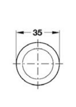 Pomello Girevole con Ghiera Nichel