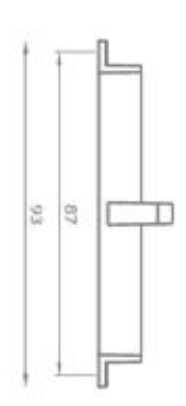 V510 Maniglia in Zama Pressofusa Cromo Lucido Cf.Pz.1