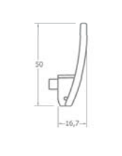 Kit V1706 Maniglia in Zama Pressofusa Cromo Lucido