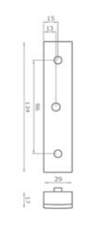 Kit V269 Maniglia in ABS Verniciata