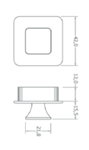 Kit AS1833 Maniglia in zama pressofusa Cromo Lucido Cf.Pz.1