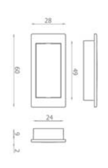 Kit V1518 MAniglia in Zama Pressofusa Cromo Lucido Cf.Pz.1