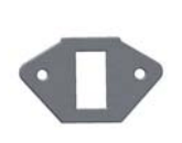 Kit V1236 Maniglia in Zama Pressofusa Cromo Lucido Cf.Pz.1