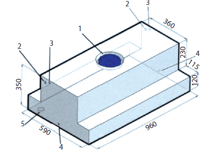 Serbatoio Sagomato per Ducato X250 140 Litri Bianco