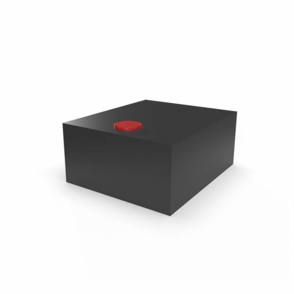 Serbatoio per Acqua 100L 55x28x65 cm Nero