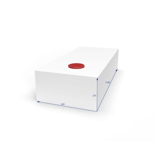 Serbatoio-per-Acqua-102L-44x23x100-cm-Bianco-misure.jpeg Serbatoio per Acqua 102L 44x23x100 cm Bianco