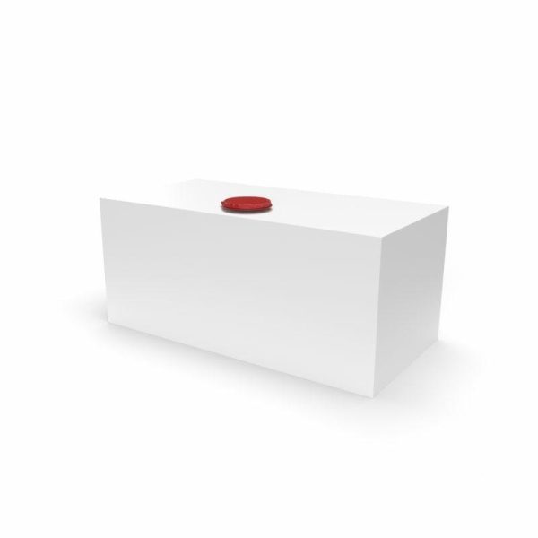 Serbatoio per Acqua 112L 80x35x40 cm Bianco