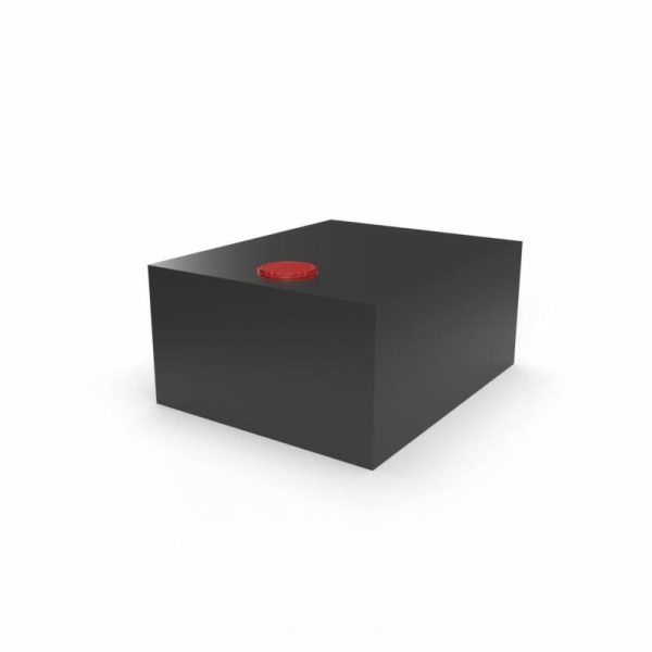 Serbatoio per Acqua 115L 55x31x68 cm Nero