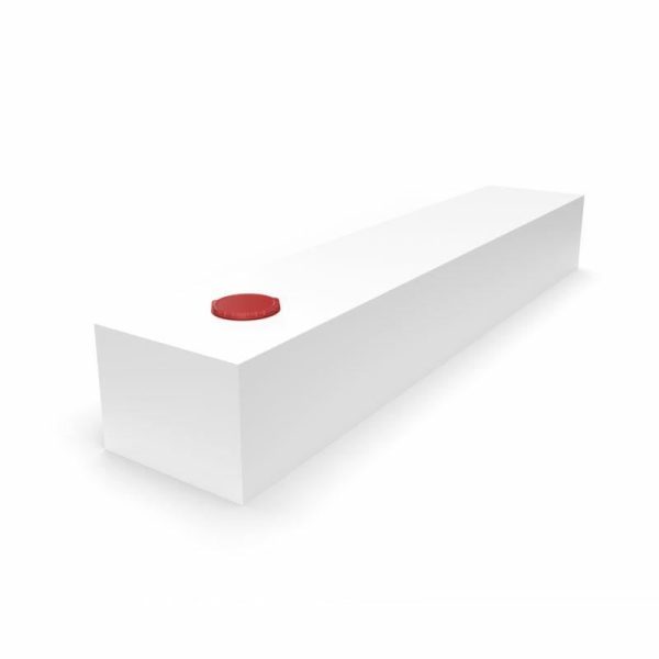 Serbatoio per Acqua 118L 31x23x160 cm Bianco