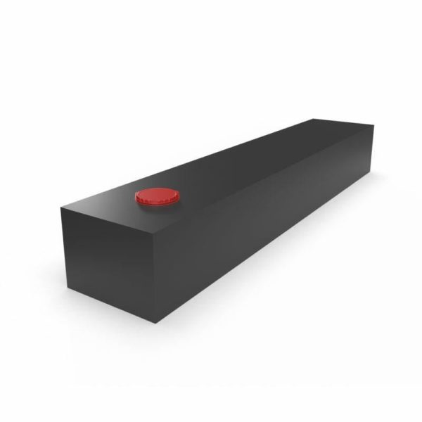 Serbatoio per Acqua 118L 31x23x160 cm Nero