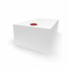Serbatoio per Acqua 132L 50x30x88 cm Bianco