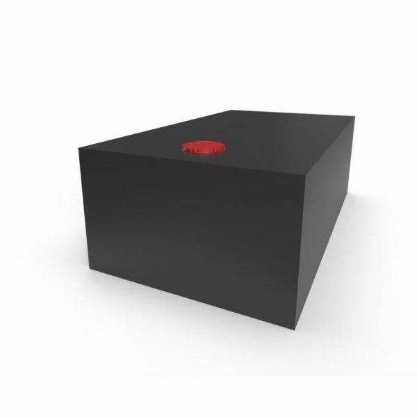 Serbatoio per Acqua 132L 50x30x88 cm Nero
