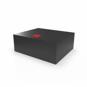 Serbatoio per Acqua 135L 75x28x65 cm Nero