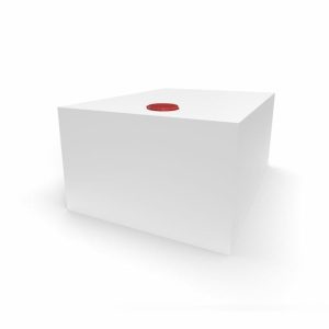 Serbatoio per Acqua 138L 54x34x74 cm Bianco