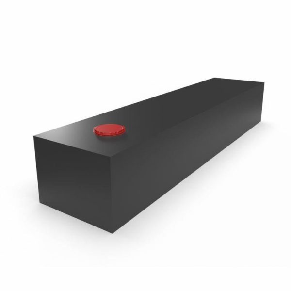 Serbatoio per Acqua 150L 36x27x160 cm Nero